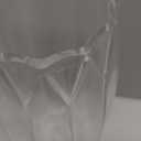 Modern Ribbed Glass Vase for Flowers, Candles and Decorative Accents  Black, Grey, Amber, Clear and Colored Tall/Short Vase for Centerpieces and Home Table Decor (Clear, H11.8inch)