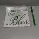 3 Sheets Motivational Wall Decor, Bless This Home Wall Decor, Inspirational Decals, Live,Love,Laugh, Bible Verses Wall Sticker Decorations for Living Room Family