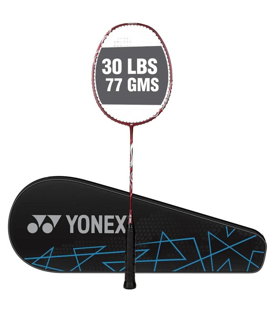 YONEX I-Series Strung Badminton Racquet, 5U G4 | Graphite Badminton Racket for Intermediate Players | 30 lbs Tension | Astrox Lite 37i,43i,45i Voltric Lite 35i,40i,47i Developed in Japan
