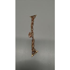 Gold Watch Bands for Women Compatible with Apple Watch Band 38mm 40mm 41mm 42mm (S11/10) Adjustable Unique Charms Metal Strap Cowboy Chain Bracelet for iWatch Series 11/10/9/8/7/6/5/4/3/2/1/SE