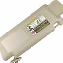 Pair Sun Visor with Clips Compatible with 2005-2015 Toyota Tacoma, Driver & Passenger Side Sunvisor (Beige Color) Slide Extension & Mirror, Non-Illuminated, Replaces 74320-04181-B1 74310-35C00-B0