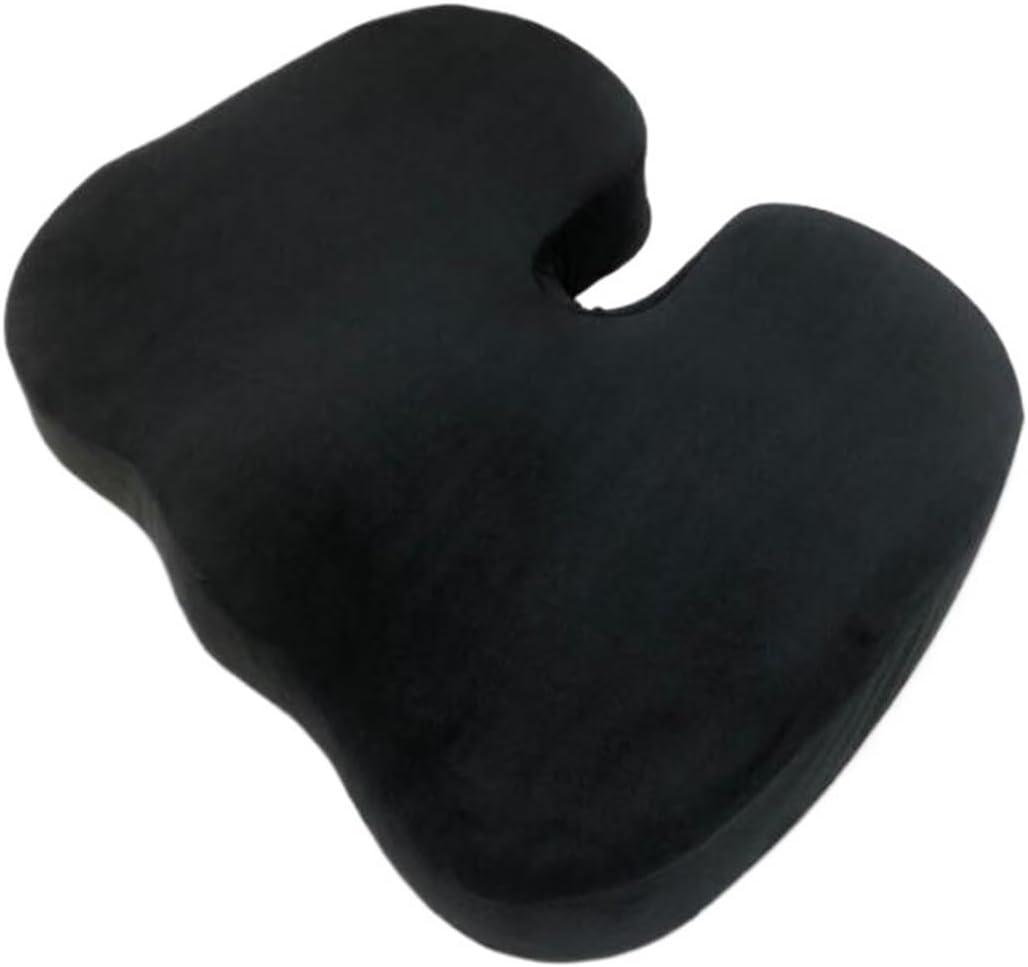 Seat Cushion Pad for Travel Office Chair Seat(Black) (0.4"D x 0.4"W x 0.4"H)
