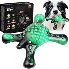 Tough Dog Chew Toy for Aggressive Chewers – Durable Bacon Flavored Nylon Bone for Large Dogs, Fillable Dental Toy for Teething, Indoor Chewing & Crate Training, Boredom Relief Gift