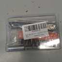 Right Angle Screwdriver Set Mens Gifts, Mini Ratcheting 90 Degree Offset Screwdriver Pocket Mini Low Profile Ratchet Wrench Bit Socket Set Sewing Machine Tool Stocking Stuffers Mens Gifts for Him (Orange)