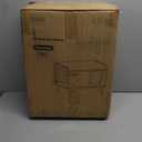 Pawtners Heated Outdoor Cat House for Outside Cats, 26'' XL Insulated Weatherproof Cat Shelter with Heated Pad, Elevated Feet & Escape Door, Warm Kitty House for Feral or Stray Cats in Winter (Grey)