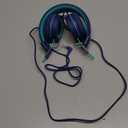 Kids Headphones - noot products K11 Foldable Stereo Tangle-Free 3.5mm Jack Wired Cord On-Ear Headset for Children/Teens/Boys/Girls/Smartphones/School/Kindle/Airplane Travel/Plane/Tablet (Navy/Teal)