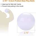 Wonder Space Soft Pit Balls, Chemical-Free Crush Proof Plastic Ocean Ball, BPA Free with No Smell, Safe for Toddler Ball Pit/Kiddie Pool/Indoor Baby Playpen (Mixed - Coffee)