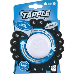 The Original Tapple Mini, Travel Sized Word Game for Family & Kids, Choose a Category & Race Against Time, Portable Pop Wheel With 36 Cards, Fun Educational Toy & Game for Ages 8+, Quick Play Anywhere