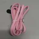 LISEN Crossbody Lanyard Teacher, 60W USB C to USB C Cable Cell Phone Chain Anti-Theft Crossbody Strap for iPhone 16, 15 and Most Smartphones, Cell Phone Neck Holder for Women, Pink