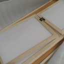 Chicken Brooder Box for Chicks with Sliding Drawer, Large Wooden Chick Brooder Box 32" Wide with Heating Lamp & Thermometer, Fully-Opened Top and Front Door for Chicks, Duck, Quail, Hamster, Reptiles