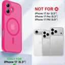 Faiono Magnetic for iPhone 17 Case [Full Camera Protection][Military-Grade Protection][Compatible with MagSafe] Shockproof Protective Slim Phone Case for iPhone 17, Hot Pink