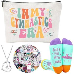Gymnastics Stuff Gymnastics Makeup Bags Gymnastics Necklace Gymnastics Gifts Socks Gymnastics Stickers-Gymnastics Lovers Gifts, Gymnastics-set a