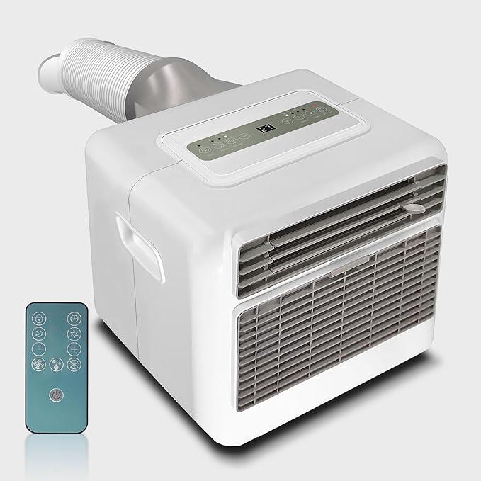 Portable Air Conditioners for Camping, Tent Air Conditioner, 3300BTU, 436W AC Unit Fast Cooling Down to 60°F, 3 Cooling Modes, 24 Hour Timer, Suitable for Camping, RVs, Outdoors and Indoors(White)