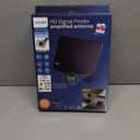 Philips Elite Channel Finder Indoor TV Antenna, Long Range Antenna, Signal Booster Amplifier, Digital, HDTV, Smart TV Compatible, 4K 1080P VHF UHF, 10 ft. Coax Included, Home Decor, Black, SDV3238N/27