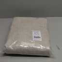 NICETOWN 100% Blackout Linen Curtains 90" Long for Bedroom, Thermal Insulated Living Room Curtains with Liner, Farmhouse Style Linen Blend Window Draperies for Dining Room (2 Panels, 52" W, Natural)