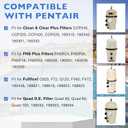 New Upgrade 190003 Tension Control Clamp Kit for Pentair Filter Band Clamp, Compatible with Pentair FNS Plus, Clean & Clear Plus, and Quad DE Series Ideal for Swimming Pool and Spa Cartridge Filters