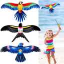 Kites for Kids Ages 3-5,Cute Colorful Kid Kites Easy to Fly for Beach Park Outdoor Game Activities,Pocket Mini Kite for Kids Ages 4-8 with Handle
