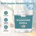6.5 lb Sodium Carbonate Washing Soda, 100% Pure, Household Cleaner, Ideal For Cleaning Kitchens And Bathrooms, Washing Soda For Dishwasher