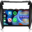 [8 CORE 4G+64G] for Toyota Camry 2012-2014 Car Radio with Wireless Carplay/Android Auto, 10.1 Inch Android 13 IPS Touch Screen Car Stereo, Bluetooth, GPS Navi, WiFi, SWC, DSP + Backup Camera
