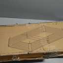 Raised Garden Bed Beige, 6x3x1ft Galvanized Raised Garden Bed Outdoor Metal for Gardening Vegetables Flower Garden Planter Box Large Raised Bed with Gloves and 3ftx30ft Weed Barrier Fabric