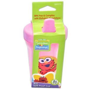 Sesame Street Sesame Beginnings 8oz. Spill Proof Cups - Big Bird, Cookie Monster and Elmo