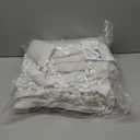 Bedbay Boho Queen Duvet Cover Pom Pom Comforter Cover Boys Girls Room Decor Aesthetic Ultra Soft Microfiber Bedding Queen Preppy Bedding White and Beige Reversible Quilt Cover(White & Beige, Queen)