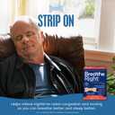 Breathe Right Nasal Strips, Extra Strength Tan Nose Strips, Drug-Free Nasal Congestion Relief for Better Breathing, Help Relieve Snoring, Caused by Colds & Allergies, Deviated Septum, 44ct
