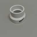 4.5" x 3.5" PVC DWV Reducer Coupling Adapter (Socket x Socket) Schedule 40 PVC DWV Slip Reducing Coupling Pipe Fittings, pvc Increaser/Reducer Coupling for Home Sewer Plumbing