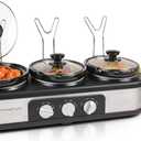 Nostalgia NTSC15SS 1.5 QT SS Slow Cooker