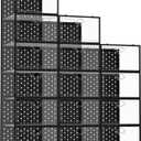 Pinkpum 15 Pack X-Large Shoe Storage Boxes, Shoe Organizer for Closet Clear Plastic Stackable Shoe Dispaly Case Bins Holder, Sneaker Storage for Sneakerheads Black