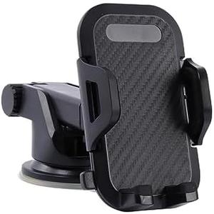 RORPOIR Adjustable Carbon Fiber Car Phone Holder with Air Vent Bracket Flexible Smartphone Stand for GPS and Mobile Devices Fit for Screens