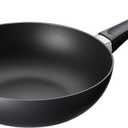 Scanpan Classic 9 1/2 inch Nonstick Stir Fry Pan  Compatible with Gas and Electric Stovetops, Metal Utensil Safe, Oven Safe to 500F, Dishwasher Safe, Black, 2435120
