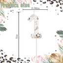 Wild Animal Number 1 Birthday Candle, Wild One Birthday Decorations