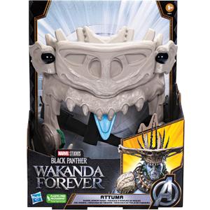 Marvel Studios' Black Panther:Wakanda Forever Attuma Shark Armor Mask Role Play Toy with Hammerhead Expansion Feature (Kids Size)