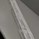 DEZ FURNISHINGS Cordless 2" Flat Slat Venetian Blind, 42.5" W x 48" H, White