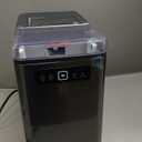 Aeitto Nugget Ice Maker Countertop, Pellet Ice Machine Soft Chewable Ice 40lbs/Day, One-Click Operation, Auto Self-Cleaning Crushed Ice Makers Stainless with Scoop for Home/Kitchen/Office (Grey)