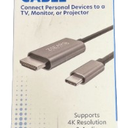 Zgear USB-C to HDMI Cable 6 Foot Supports 4K Resolution & Audio Plug & Play