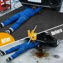 Extra Large Garage Floor Mat 8.8 x 22 FT Heavy Duty Oil Absorbent Parking Mat with Waterproof Non-Slip Backing,Reusable Washable Floor Protector for Garage,Driveway, Workshop & SUV, Velcro Included