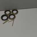 RV MURTS 4pcs Trailer Axle Hub Wheel Grease Seals ID 1.719" x OD 2.565" Double Lip Grease Seals with 4pcs Cotter Pins for 3500lb #84 Lube Axle, 171255TB, 010-019-00 Dexter, 473336, Spindles Hub Wheel