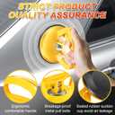 HORFUTY Car Dent Puller 3 Pack Dent Puller Powerful Car Dent Removal Kit Suction Cup Dent Puller for Car Dent Repair Dent Remover Tool for Car Body, Tiles Lifting, Objects Moving, Screen (Yellow+Black)