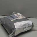 Magnetic Thermal Insulated Door Curtain, Upgraded Oxford Cloth Filled with Thicken Cotton, Door Insulation for Winter Cover,Grey Fit for Door Size 32" x 80", Doorway Curtains Size 35" x 82" (Gray)