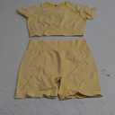 OLCHEE Womens Workout Sets 2 Piece - Seamless Acid Wash Yoga Outfits Shorts and Crop Top Matching Gym Athletic Clothing Set (Medium)