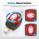 Battery Disconnect Switch, Malictele On/Off Side Post Battery Switch 275A 12-48V Power Cut Master Disconnect Isolator for Car Vehicle RV and Boat