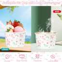 120Pcs Unicorn Ice Cream Cups 12 oz Disposable Snack Bowls for Kids Colorful Rainbow Pastel Unicorns Large Cute Unicorns Paper Cups for Kids Birthday Baby Shower Picnic Holiday Party Supplies