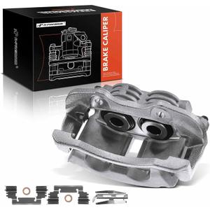 A-Premium Disc Brake Caliper Assembly with Bracket Compatible with Cadillac, Chevy & GMC Models - Escalade, Avalanche, Silverado 1500, Suburban, Tahoe, Sierra, Yukon, Yukon XL 1500 - Rear Left Driver