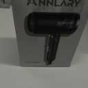 ANNE BETTY Ionic Hair Dryer with Diffuser, 1800W Blow Dryer for Women & Men, Fast-Drying, Lightweight, Low Noise, Hair Care Styling Tool for Home, Travel, Gifting (Sliver/Matte Black)