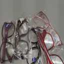 5 Pack Reading Glasses For Women/Men-Blue Light Blocking Computer Reader w/Round Frame - Retro Clear Lens Fake Eyeglasses2.0 (Black + Transparent +Leopard + Tortoise + Orange)