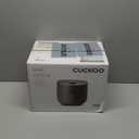 CUCKOO Micom Rice Cooker 3-Cup Uncooked / 6-Cup Cooked with Nonstick Inner Pot, Small Rice Maker with 8 Menu Options, Fuzzy Logic Technology, Auto Clean, Quick Rice Mode, Gray (CR-0375FG)