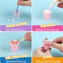 20 PCS Miniature Drink Marker Kit, Miniature Food Toys, Kitchen Pretend Food DIY Crafts Kits for Kids Ages 8-12, Girls Gift for Christmas, Birthday, Collectors, Resin Play, NOT Edible
