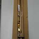Warm Gold Curtain Rods 36-72", Decorative Curtain Rod with Ball Finials, 1 Inch Diameter Heavy Duty Drapery Rod, Adjustable Window Treatment Curtain Rods, Telescoping Single Window Rod Warm Gold